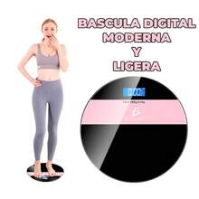 ELE-GATE Bascula Digital Inteligente Con Carga Usb Moderna Ligera Alto Impacto - Negro - Ver 4