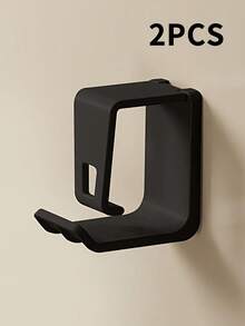 2/4pcs Adjustable Plastic Basin Hanger - No-Drill Wall Mount Storage Rack For Kitchen & Bathroom, Contemporary Style, Utility Hooks Adjustable Washbasin Hook, Wall-Mounted Washbasin Hook For Home Bathroom - Multicolor - View 7