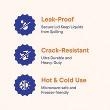 Plastic Food Storage Containers with Airtight Lids, 48 Pack 16 Ounce - 946,35 ml - Ver 3