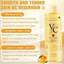 VC Age-R Glutathione Glow Milky Toner, Low-Irritation Double Layer Toner For Glass Glow Skin With Peptide, Even Skin Tone, Radiance, Hydration, Korean Skincare - default - View 3