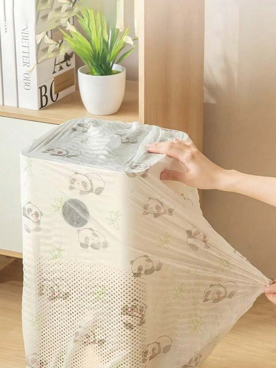 Universal Luggage Dust Cover - Full Wrap Disposable Non-Woven Fabric Travel Suitcase Storage Protective Cover & Rain Cover | Travel Essential, Holiday Essential, Airplane Accessory | Holiday Travel, Summer Vacation, Winter Storage - Multicolor - View 1