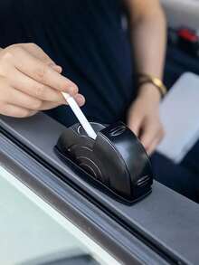 1pc Car Accessories Studded Car Ashtray Fashion Led Lamp Multifunctional Car Creative Car Ashtray For Men And Women/Luxury Rhinestone Ashtray, With Cover, Portable Ashtray-Free Hot Drilling Car Ashtray/Applicable Holiday Gifts - Multicolor - View 12