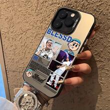 Funda de Teléfono con Diseño de Rapero Popular para 17 16e 16 15 14 13 12 11 Pro X XR XSMAX 8 Plus, Cubierta Anticaída con Parte Trasera Escarchada, Regalo, Funda para Smartphone,Diseño de Dibujos Animados,Accesorio de Teléfono a,Diseño Impreso con,Funda17 17promax - Negro - Ver 4