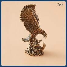 Vintage Decorative Mini Retro Brass Bird Statue, Retro Sparrow Sculpture For Living Room, Bedroom, Home Office Desk Decor, Gold Animal Ornament Figurine, Cute Desk Accessory, Kitchen/Office Whiteboard Storage Cabinet Personalized Decor, Housewarming & Gift - 銅色 - 查看 28