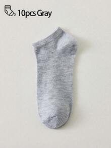 100pcs/80pcs/50pcs/30pcs/20pcs/10pcs/8pcs/4pcs Comfortable, Moisture-Wicking, Anti-Bacterial, Breathable Knit Lined Socks - Great Mother's Day Gift, No Show Socks Suitable For Men And Women, Long Socks, Sweat-Absorbing, Odor-Resistant, Elastic & Soft, Fashionable Solid Colors, No Show Socks Suitable For Spring, Summer, Autumn, Winter, Casual Wear, Daily Wear, And Yoga/Sports Activities