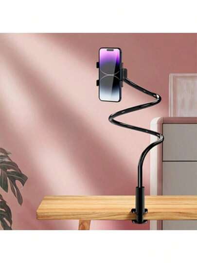 1PC Compatible With IPhone, Android Phones, Birthday Gifts, Family And Friends Phone Holders, Lazy Phone Holder Godsend, Suitable For Common Household Scenarios Such As Bedside Tables, Desks, Etc