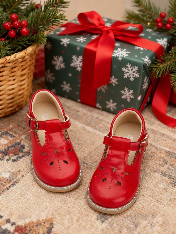 A Pair Of Red Girls Shoes  - Zapatos Para Niña,,Kids Shoes,Toddler Girl Shoes,Zapatos De Niña,Shoes,Shoes Kids Girls,Girl Shoes,Flats,Kids Shoes Girls,Shoes For Girls,Zapatos,Toddler Shoes Girls,Girls Dress Shoes,Sapatos De Niña,Shoes For Kids Girl,Little Girl Shoes,Ballet Flats,Kid Shoes,Shoes For Kids,Zapatos Niña,Girl Shoes For Kids,Zapatos Para Niñas,Dress Shoes,Kids,Toddler Girl,Zapatos De Niñas,Mary Jane Shoes Girls,Girls Christmas,Dress Shoes For Girls,Zapato De Niña,Mary Jane Shoe For Toddler & Little Girls | Ideal For Daily Wear, Outings,Shopping,School, Performances,Parties, Christmas,Easter,Thanksgiving,Birthday Party,Holiday Gatherings,Wedding Guest,Church Services,Family Reunions & All-Season Occasions