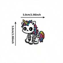 50pcs Cute Cartoon Skull Graffiti Stickers - Waterproof PP Material, Q-Version Animal Series, Suitable For Suitcases, Phone Cases, Laptops, Helmets And Skateboards - Vibrant DIY Decorative Stickers, Including Various Designs Such As Skulls, Bats And Moors - 1 - Xem 4