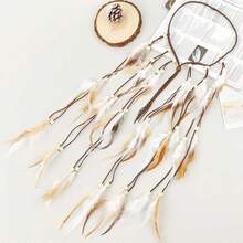 1pc Exaggerated Feather Headband, Bohemian Style Women's Halloween Hair Accessory - Multicolor - View 8