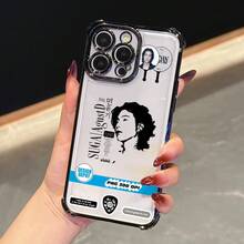 Funda de teléfono a prueba de golpes con airbag compatible con 17 16 15 14 13 12 Pro Max Air Plus, chapado S- A-Agust D - DDB-310HKX36A4 - Ver 3
