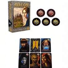 Best-Selling Avalon Strategic Board Game, Suitable For Family Gatherings, Outdoor Parties