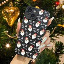 Pantalla completa santa: Lente angel funda completa compatible con la serie Apple funda iPhone14pro funda Apple 13 funda 11/12 compatible con la piel premium funda iPhone15plus funda 14promax Apple 13 funda 12 compatible con la cabeza funda Apple 14 funda 13 funda suave 12 Funda para Apple 15promax - Negro - Ver 4