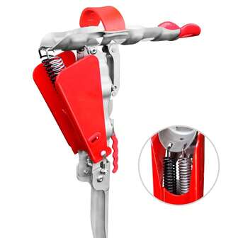 1pc Automatic Spring Fishing Rod Holder, Sensitive Auto Hookset Device, Fishing Spring Rod Labor-Saving Tackle, Ground For Casting Rod, Stainless Steel For Ground Support, Adjustable Sensitivity And Foldable