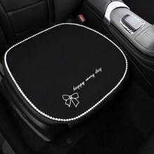 1件装豪华蝴蝶装饰汽车座椅垫，四季皆宜