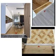 1pc Carpet To Tile Transition Strip, Self-Adhesive T-Shape Threshold, Home Wood Grain Divider, Self-Adhesive T-Shape Edging, Door Frame PVC Transition Strip (1m X 5cm) - Multicolor - View 7