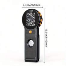 500x Magnification Portable Handheld Auto Focus Digital Microscope, USB Rechargeable Dual-Power, Compatible With PC For Maintenance/Welding/Scientific Research/Testing, Coin Identification, Circuit Board Repair Detection, Etc