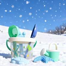 4 Multicolor Snow Shovel Toy Sets, Stress-Relief Sand Play Tools (Including Shovels, Snow Shovels & Bucket Sets)