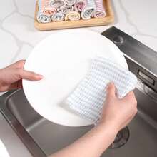 12 Pack Kitchen Washcloths, 10x14 Inch Small Dish Cloths For Washing Dishes, Lint-Free Fast-Dry Reusable Cleaning Cloths, Ultra Soft & Scratch-Free Waffle Dish Rags, Easy-To-Rinse Multicolor Dishcloths,  Kitchen Cleaning - Multi Waffle Cloth - View 2