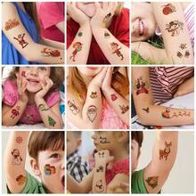 30 High-End Cartoon Christmas Tattoo Stickers, Cute Santa Claus Gifts, Arm Tattoo Sticker Sets - Multicolor - View 4