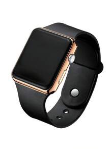 2pcs/Set Casual Sports LED Electronic Couple Watches, Suitable As Student Back-To-School Gift - Multicolor - View 3