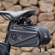 1pc Mountain Bike Frame Bag, EVA Waterproof Thick Bicycle Front Tube Bag, Bicycle Phone Holder Accessory - Multicolor - View 2