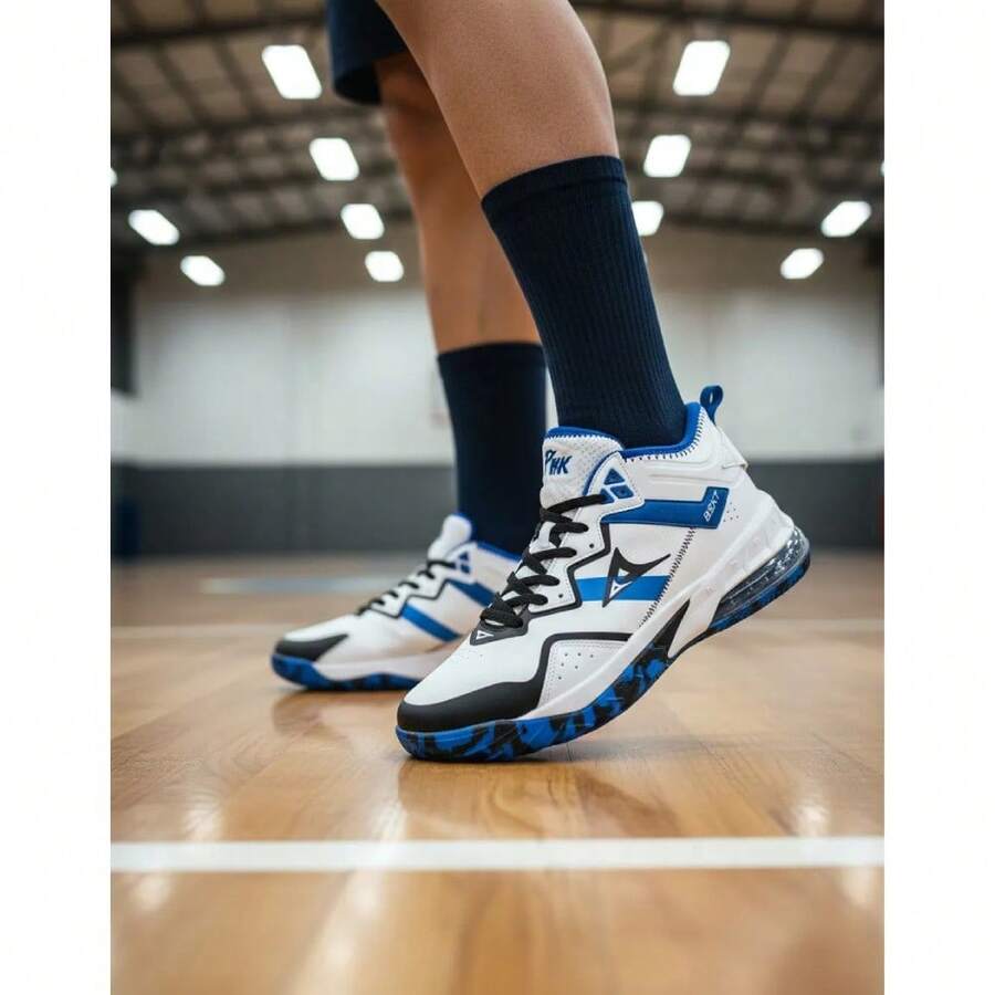 Pirma Tennis For Basketball 2018 Boston - WHITE BLUE - View 1