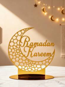 1 pièce Décoration de maison en acrylique pour le Ramadan, Décoration du Ramadan, Fournitures de fête du Ramadan, Cadeau du Ramadan - Multicolore - Voir 6