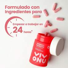 VIVONU Probióticos femeninos, mezcla de probióticos y probióticos de lactobacillus, 60.000 millones de cfu, 18 cepas, ayudan a la salud femenina, mejoran la inmunidad, la digestión, el intestino, promueven olores y flora saludables - 2 botellas - Ver 9