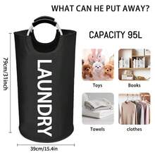 MOFOROCO Large Laundry Basket With Aluminum Full Loop Handle, Foldable Waterproof Laundry Hamper, For Storage In Bedroom, Bathroom, College Dorm Storage, Laundry Rooms, Balconies, Dormitories, Closet Organization, Closet Or Laundry Storage - 粉色 - 查看 10