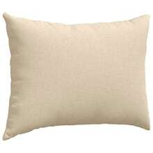 vidaXL Sofakissen 2 Pcs Creme 70 X 50 Cm Stoff - trắng - Xem 5