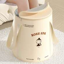 Foldable Foot Soak Bag, High-Capacity Over Calf Home Use Portable Foot Bath Tub, Insulated Constant Temperature Foot Soaking Bucket - Multicolor - View 9