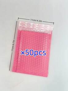 10 件/套粉色聚乙烯气泡邮件袋、自粘运输袋、用于运输、邮寄和包装的防水衬垫信封；生日礼物、牛皮纸袋、一岁生日、圣诞节、圣诞礼物、圣诞礼品袋、大号圣诞盒、粉色圣诞包装纸、小号礼品盒、母亲节、伴娘礼物、毕业礼物、生日礼物、结婚礼物、生日、新娘、婚礼