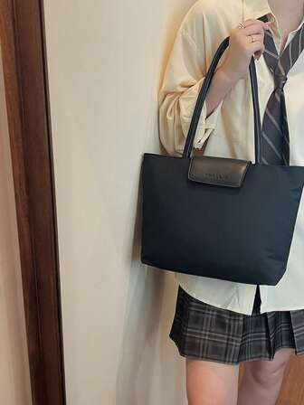 Fashionable Casual Minimalist One Shoulder Bag, High-Quality Commuter Tote Bag, Unique Personalized, Autumn/Winter