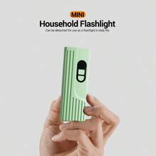 1PC Bicycle Front Light With Colorful Warning Side Light Digital Display MTB Head Light Bottom Magnet Flashlight Cycling Accessories - Multicolor - View 11