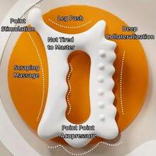 1pc Full Body & Face Massage Tool, Relaxation Tool, Massager, Non-Ceramic, Eye & Afternoon Relaxation, Body Care, Household Items, Relaxation Gift - White - View 4