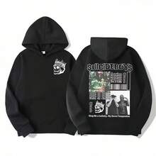 Famous Rap Uicideboys With Printed Hoodies Hoodies For Men And Women Fashion Hip-Hop Harajuku Street Fashion Sportswear - Black - View 1