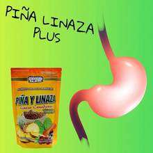 Producto con Pulpa de fruto de Piña/Semilla molida de Linaza/Fruto molido de Papaya/Penca molida de Nopal/Fruto molido de Arándano Rojo/Hoja molida/estreñimiento/control de peso/digestion - Café - Ver 4