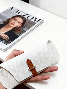 Estuche portátil para gafas resistente a golpes, bolsa de almacenamiento para gafas, funda protectora para miopía para mujeres, carcasa dura duradera, accesorio de viaje ligero y compacto, organizador de gafas perfecto para uso diario y actividades al aire libre, diseño elegante y funcional - Multicolor - Ver 10