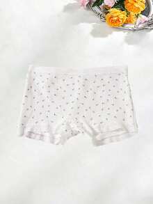 6-Piece Printed Cotton Women's Briefs, Comfortable, Seamless, Soft Women's Panties, Leggings, Safety Pants - Multicolor - View 4