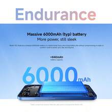 Xiaomi 小米 Redmi 15C 全球版智能手机，配备 6000mAh（典型值）大容量电池，纤薄精致的 7.99mm 机身，IP64 级防尘防水，沉浸式 6.9 英寸屏幕，最高支持 120Hz 高刷新率，支持 33W 快充，31 分钟即可充电至 50%，搭载强劲的八核处理器，最高 16GB 运行内存，支持内存扩展，5000 万像素 AI 双摄系统，清晰捕捉精彩瞬间。 - 綠色 - 查看 7