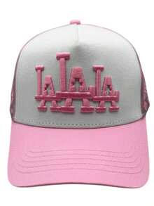 Gorra Rude Awakenings La La La Pink Limitada Ajustable Diseño Liso y Elegante Accesorio Versátil gorra edición limitada Rude Awakenings La La La rosa ajustable diseño liso elegante accesorio versátil moda casual street style sombrero trendy - Rosa - Ver 2