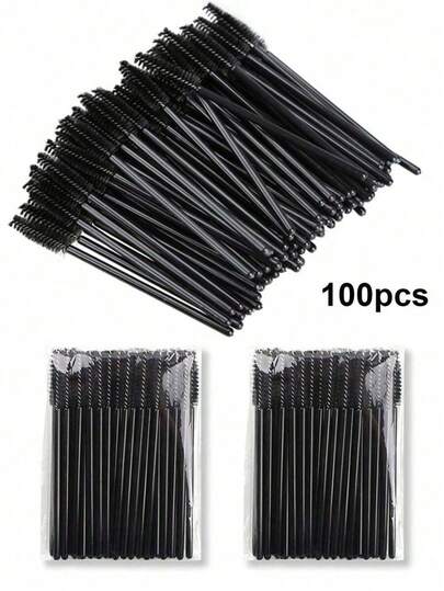 20支/50支一次性睫毛刷，睫毛膏刷，睫毛刷，睫毛延长专用螺旋刷，眉刷眼影眉妆用品套装清洁亮片涂抹工具配件，眉刷，眼影刷，螺旋刷，螺旋刷