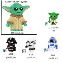 StarWars 608-1806 Piece Granular 1/2 Set Building Block Statue Decor Toy, Christmas Family Gathering Board Game Blocks, Suitable For Collection, Gifting, Valentine's Day, Birthday, Christmas, DIY - Multicolor - View 11