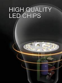 4个E27 LED灯泡，功率可选7W/9W/12W/15W，电压110-265V，室内照明灯泡，高亮度低能耗，适用于客厅、家庭照明，是圣诞礼物、节日办公室、卧室、酒店、派对、餐厅装饰的理想之选。 - 白光燈泡 - 查看 4