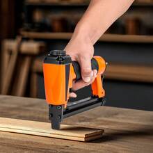 Pneumatic Staple Gun, 21 Gauge Pneumatic Upholstery Stapler For 80 Series 1/2-Inch Crown 1/4"-5/8" Length Staples, 70-110 PSI Air Staple Gun For Woodworking, Upholstering, Crafts, DIY Projects - 21GA 80 Series Regular Nailer, 1/2 Inches - View 9