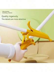 1pc Extendable Banana Sword - Convenient Carry, Costume Prop, Stress Relief Toy, Upgraded Longer Version, Funny Toy, Birthday/Christmas/Halloween Gift, Perfect Present, Small Gift - Multicolor - View 4