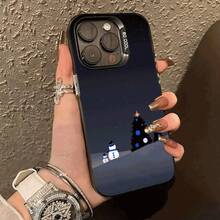 Funda de diseño de muñeco de nieve IMD para iPhone 16Pro Max/15Pro Max/14/13/12/11/Xs/Xr/X/7/8/6S/Mini/Plus/Pro Max/Se, perfecta como regalo de Pascua o cumpleaños para tu pareja, amigo o para ti mismo. - Colores mixtos - Ver 3