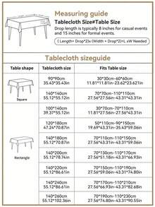 1pc Faux Linen Round Tablecloth, Dust-Proof & Wrinkle-Resistant Table Cover, Washable Tablecloth Suitable For Indoor & Outdoor, Farmhouse Decor, Picnic, Table Decoration, Khaki - Khaki - View 11