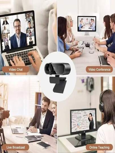 1080P Mini Camera 2K Full HD Webcam With Microphone 30fps USB Web Cam For Auto Focus PC Laptop Video Shooting Camera