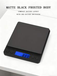 3kg Báscula de alta precisión, 6 unidades de conversión, sin cálculo manual, material ABS duradero, pantalla LCD grande, adecuada para cocina y joyería, apagado automático - alimentada por batería (baterías no incluidas) - Multicolor - Ver 8